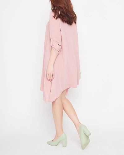 Világos rózsaszín női mini ruha Ruházat