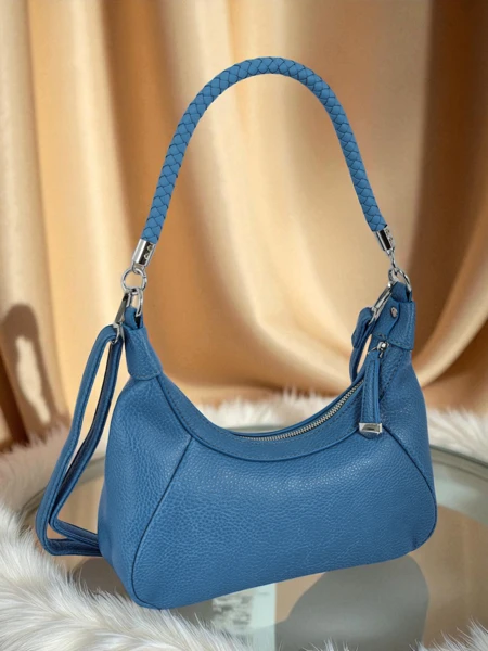 Royalfashion Kis női öko bőr táska díszítő pánttal Lacquea