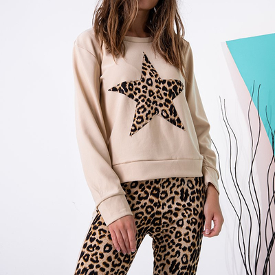 Női bézs színű sportruházat - ruházat