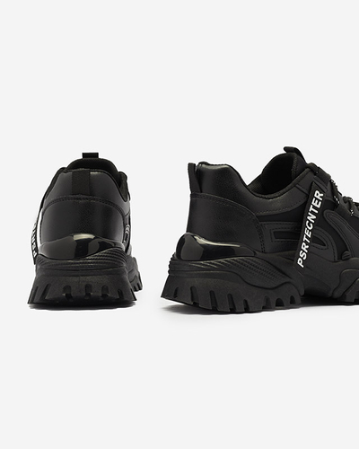 Fekete női tornacipő sportcipő Evilpo- Footwear