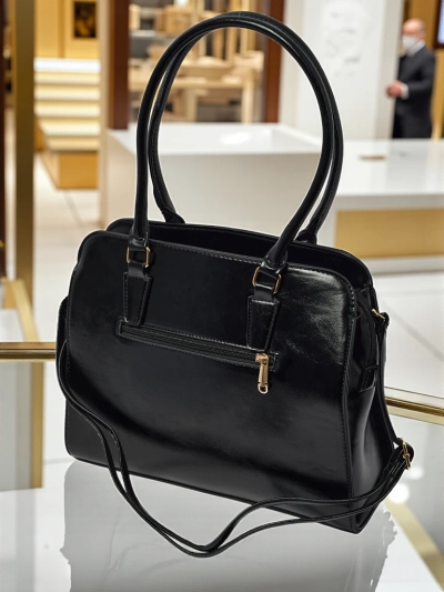 Női shopper táska, öko bőrből, Iron Lace dombornyomással