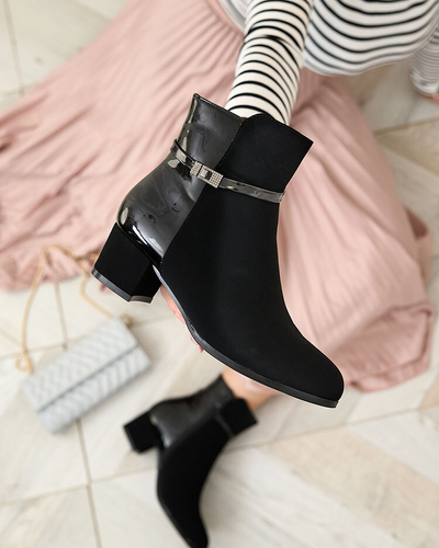 Royalfashion Női alacsony tűsarkú csizma Tevrata