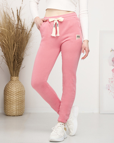 Rózsaszín női szigetelt melegítőnadrág - Ruházat