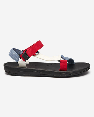 Női piros szövet szandál Ojo- Footwear