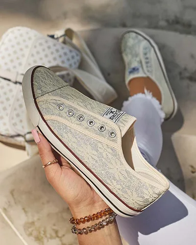 Royalfashion női Imilla brokát tornacipő