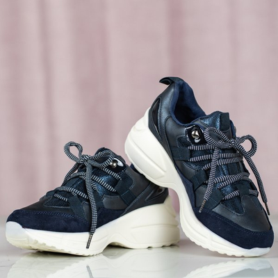 Ciemnogranatowe buty sportowe Ocean - Obuwie