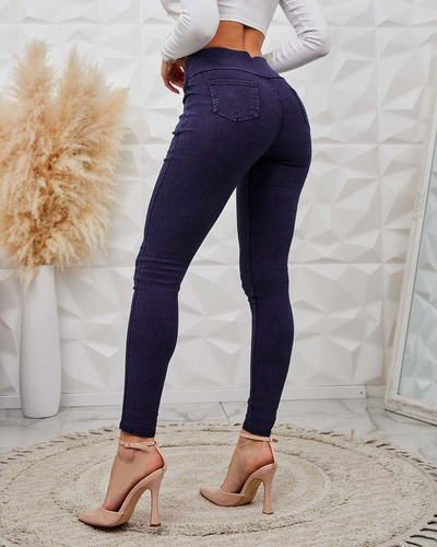 Royalfashion Női teggings nadrág díszgombokkal