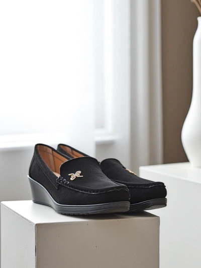 Royalfashion Női mokaszin alacsony sarokkal Lomman