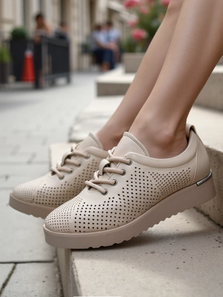 Royalfashion Női perforált loaferek Gofielle