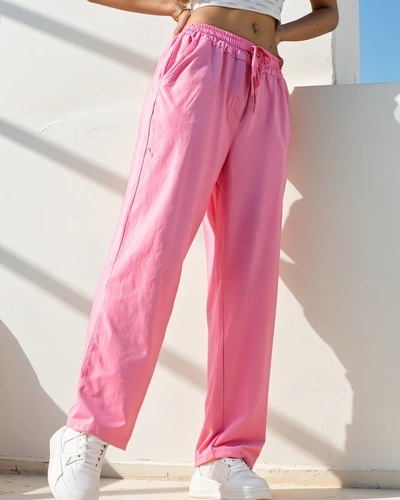 Royalfashion pamut egyenes női szövetnadrág