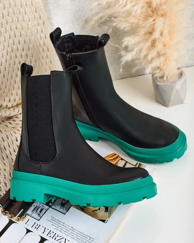 Royalfashion Eko bőr női csizma Ereste