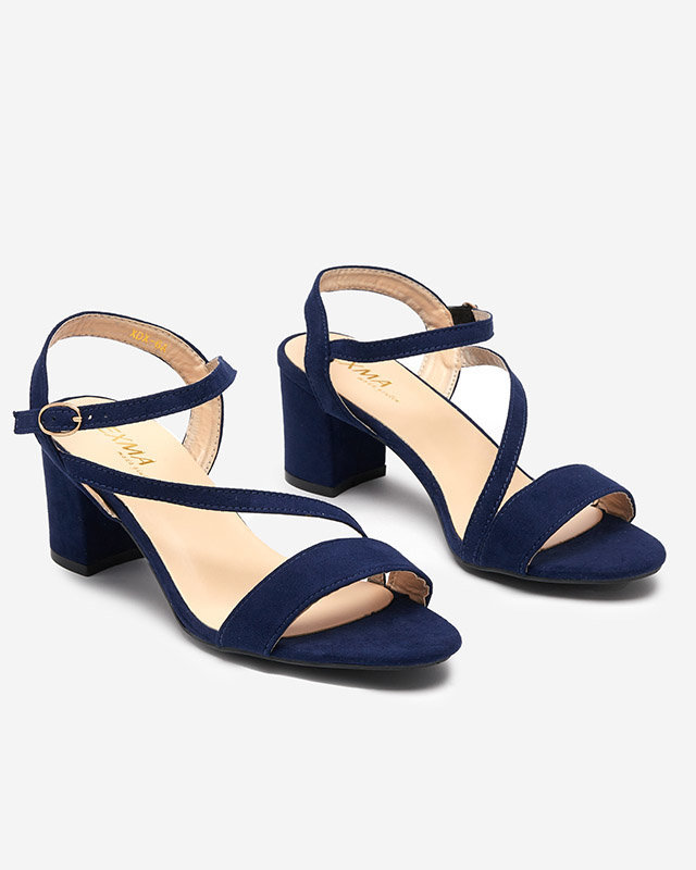 OUTLET Női szandál oszlopon a Klodu- Shoes sötétkék színében