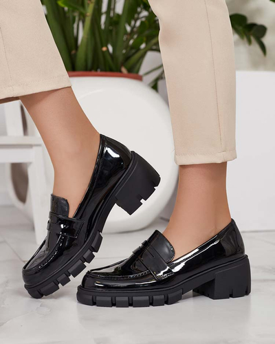 Royalfashion Női mokaszin alacsony posztón Denebel