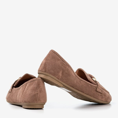 Mokasyny damskie w kolorze khaki Seraphine - Obuwie