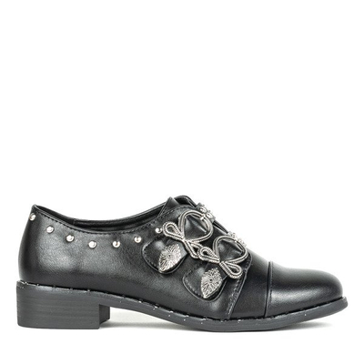 Fekete magas sarkú cipő a Stavomenától - Lábbeli