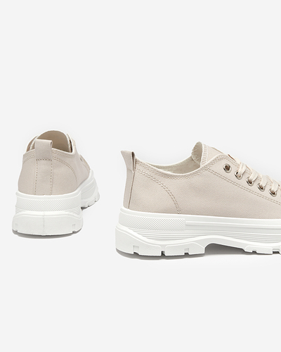 Szürke női tornacipő magasabb talpon Mytiko - Lábbeli