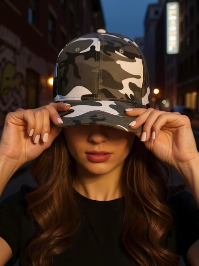 Royalfashion CamoFlex terepmintás baseball sapka