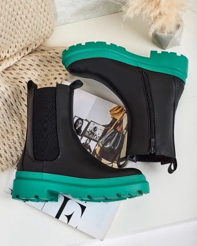 Royalfashion Eko bőr női csizma Ereste