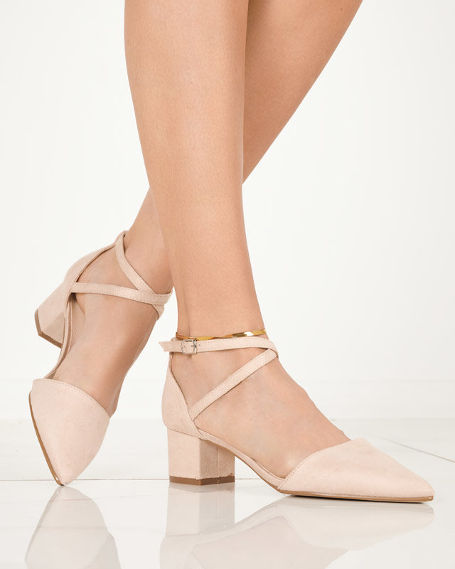 Női bézs szandál oszlopon Crisco - Footwear