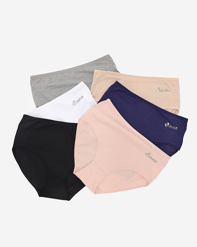 Női rövidnadrág szett, típusalsó PLUSZ MÉRET 6 / csomag - Fehérnemű