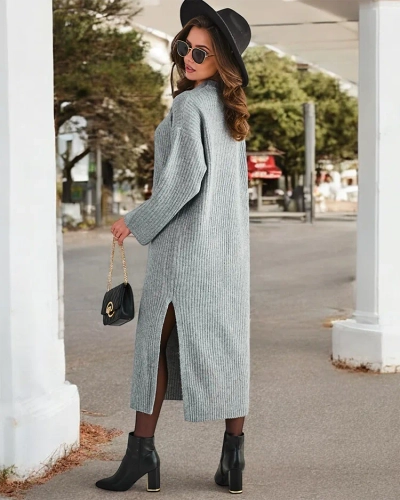 Royalfashion Női hosszú pulóverruha