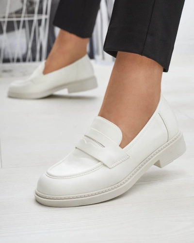 Női mokaszin fehér színben Selenna- Footwear