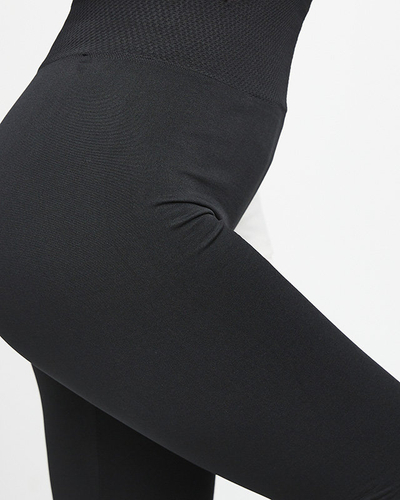 Női fekete formájú leggings - Ruházat
