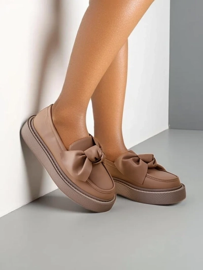 Royalfashion Elegáns női mokaszin masnival Ortto