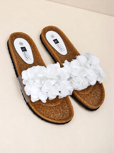 Royalfashion női papucs virágokkal Flora Soft