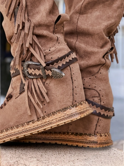 Royalfashion Női combföldig érő csizma Eliferse