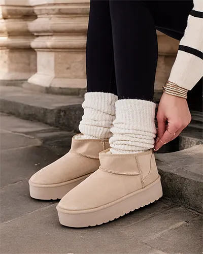 Royalfashion Rövid női hó csizma Komano