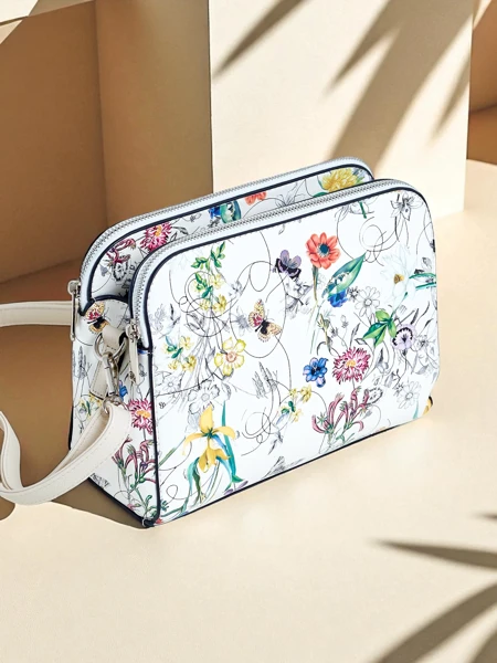 Royalfashion Kis női kézitáska ökobőrből Florentia