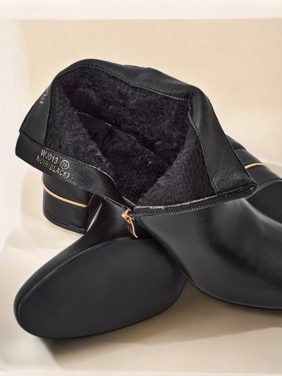 Royalfashion Női cipők sarokmagasságú bokacsizma Afennor