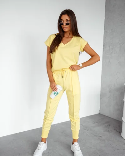 Royalfashion Női pamut hétköznapi szett rövid ujjú