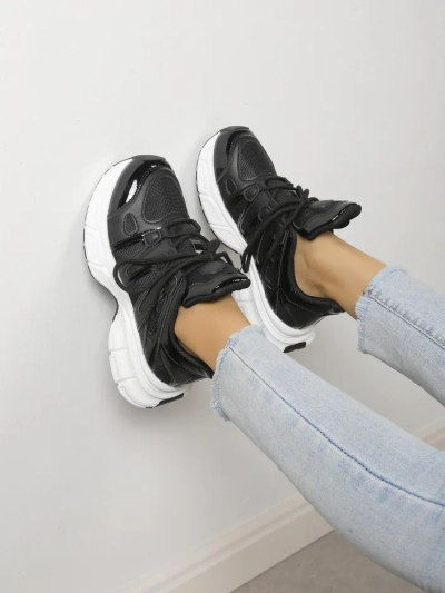 Royalfashion Női sportos sneakers vastag talpon Loness