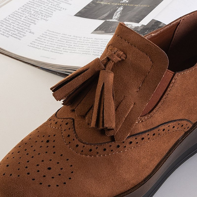 Női teve Jacoba platform cipő - Lábbeli