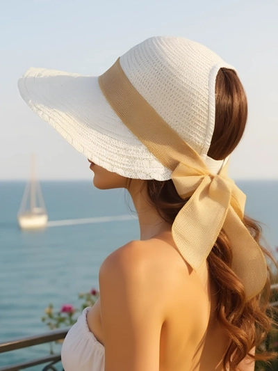 Royalfashion Női szalmakalap Mira Flare