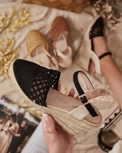 Royalfashion Női Sintoles espadrilles sarokcipő