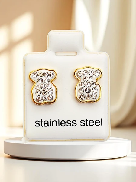 Royalfashion női fülbevalók maci formában