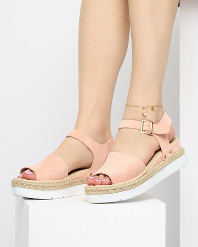 OUTLET Rózsaszín női szandál éken Setovia - Lábbeli
