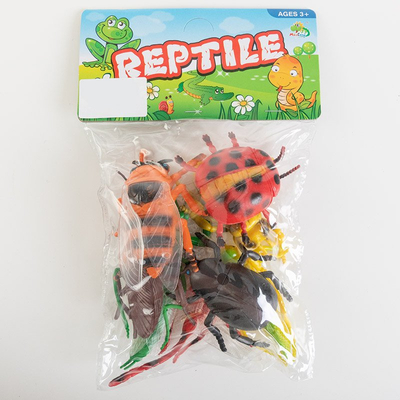 Hüllők férgek egy sor gumiállatot 8 db. - Játékok