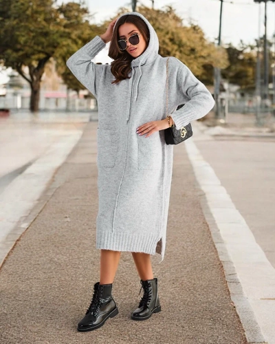 Royalfashion Női hosszú pulóverruha