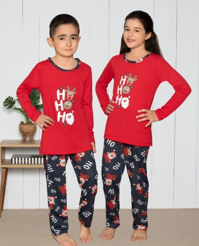 Royalfashion Karácsonyi gyermekpizsama nyomtatással