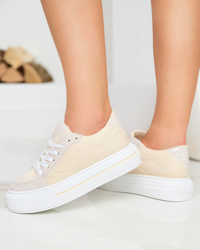 OUTLET Bézs színű női sportcipő Smaqo - Lábbeli