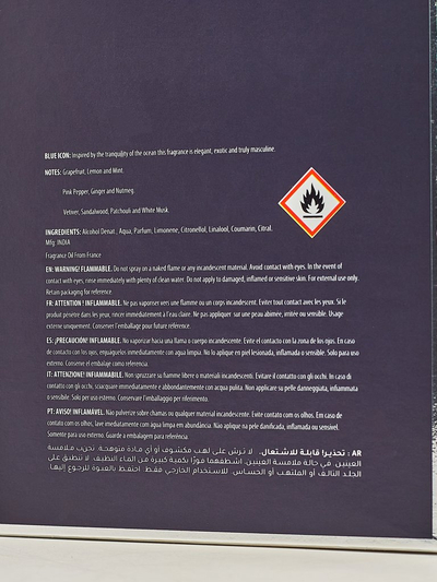 Férfiaknak készült Inspired eau de parfum Blue Icon