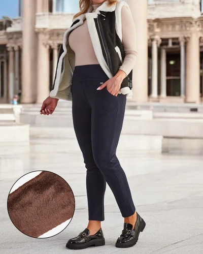 Royalfashion Női szigetelt treggings nadrág PLUS SIZE