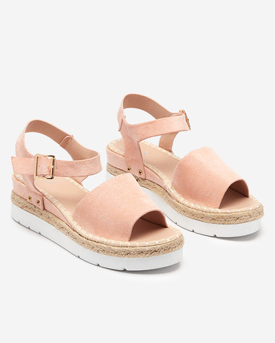 OUTLET Rózsaszín női szandál éken Setovia - Lábbeli