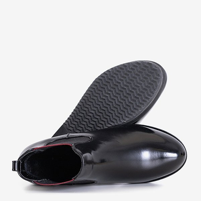 Fekete női ékcsizma a Stasia-tól - Lábbeli