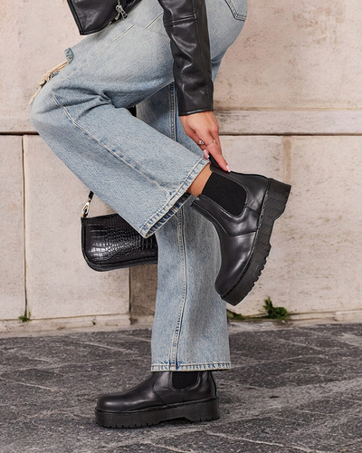 Royalfashion Női eko bőr Movitas csizma