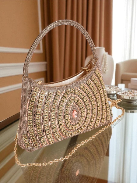 Royalfashion Női borítéktáska cirkóniákkal Sova Glint